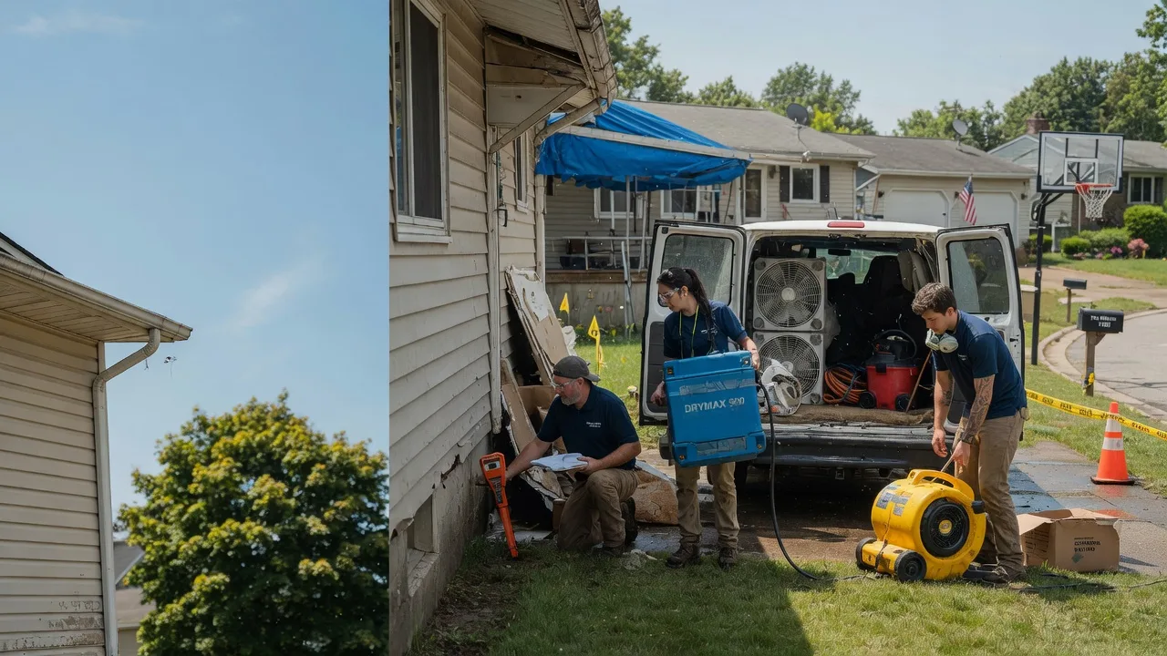 Ceiling Leak Cleanup in Sheridan, MI near me